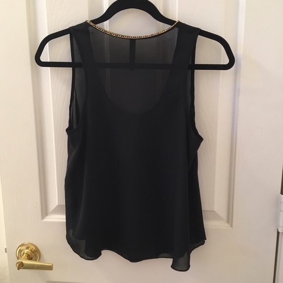 Sheer Black Tank - Picture 2 of 4
