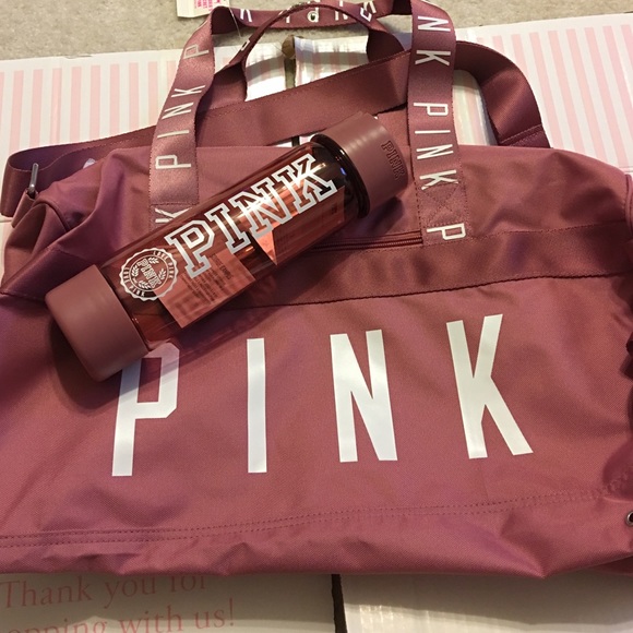 BEGONIA GYM DUFFLE And BOTTLE WATER