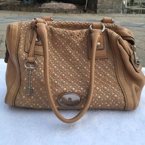 Small satchel fossil purse