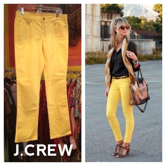 J. Crew Pants - ⭐️ Jcrew city fit yellow corduroys