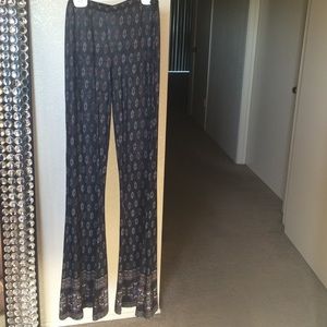 Long black boho pants