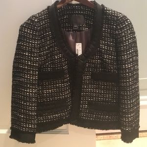 NWT J. Crew Collection metallic tweed blazer