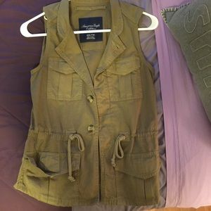 Hunter green vest