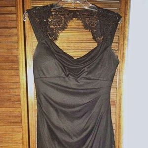 Black formal dress