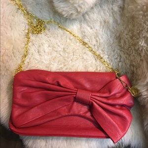 Big Buddha red clutch crossbody