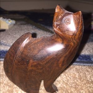 Wooden cat