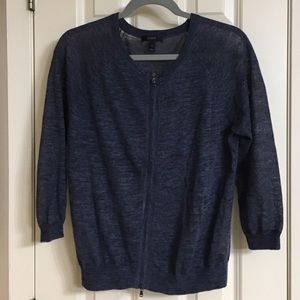 J. Crew Zippered Cardigan