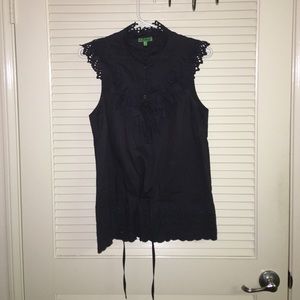 🎈Host Pick 🎈Tibi navy sleeveless top