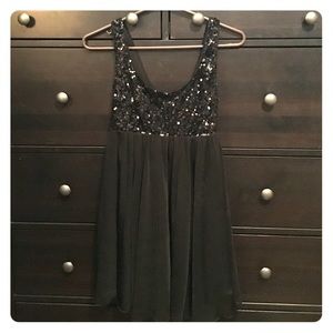 Worn once black sequin cocktail dress from H&M