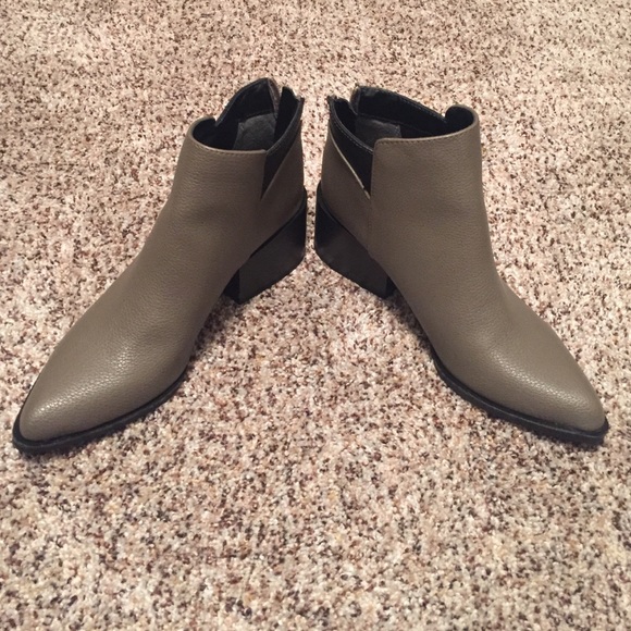 Gray booties!