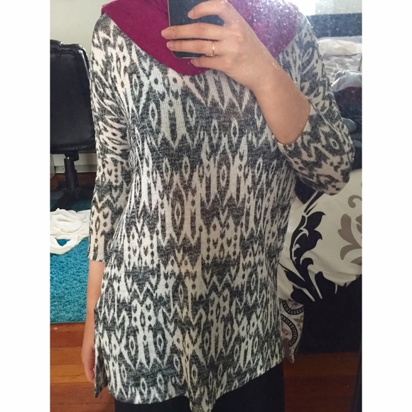 Tribal Print Sweater