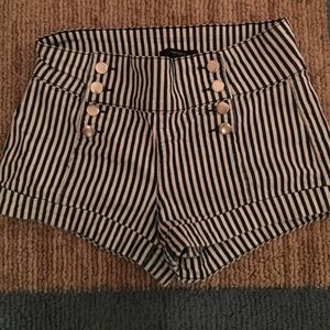 Forever 21 striped shorts