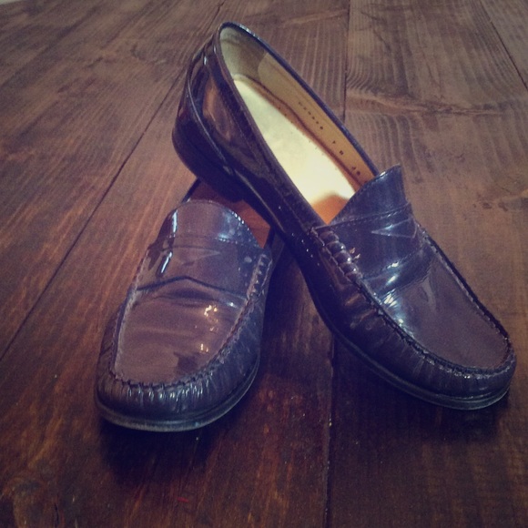Purple Patent Cole Hann Loafers