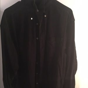 Black Corduroy dress shirt, Banana Republic