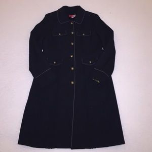 Boden long wool black coat
