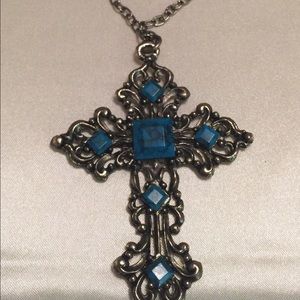 Vintage cross necklace