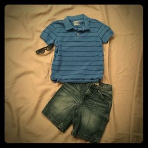 Matching Sets - Outfit! Boys Polo Shirt and Denim Shorts Matching Sets - Outfit! Boys Polo Shirt and Denim Shorts