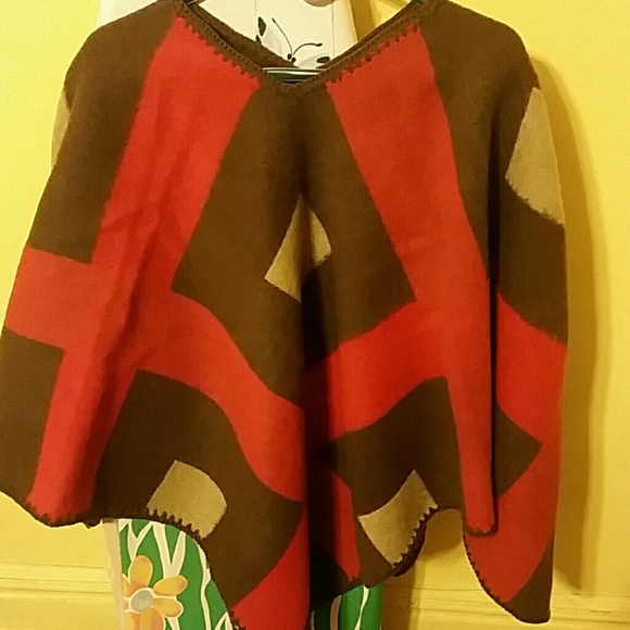 Sweaters - Wool Poncho