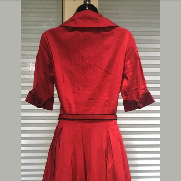 Deadly Dames Haunted Housewife red swing dress XL - Picture 4 of 4