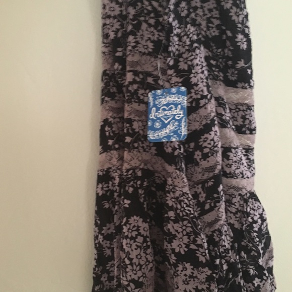 Free People printed floral trapeze slip sundress - Picture 2 of 3