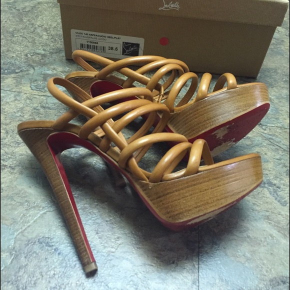 Authentic Christian Louboutin Vildo Platform Heel