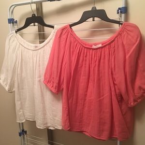 Peasant style blouses