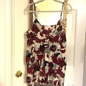 Gorgeous Silk Graphic Floral Top