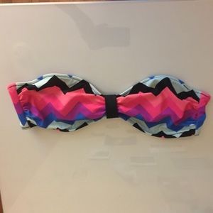 Colorful Bandeau Bathing Suit