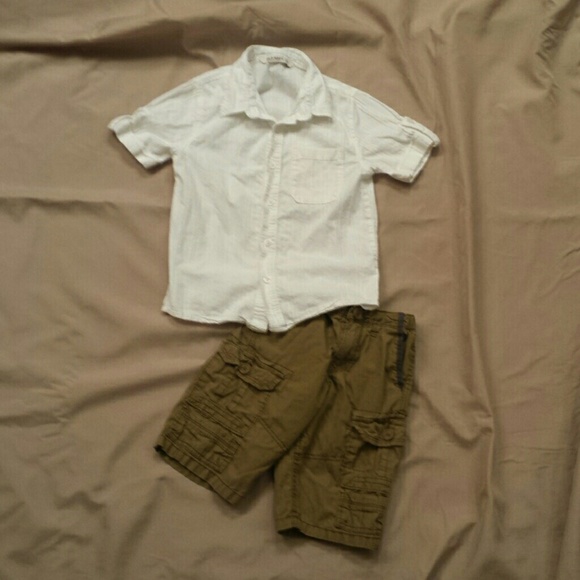 Other - Outfit! Boys Button Shirt and Shorts Other - Outfit! Boys Button Shirt and Shorts