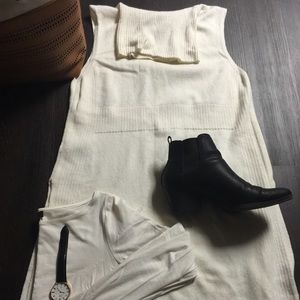 White House black market sweater tunic