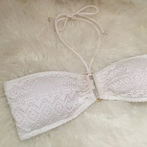Roxy Crochet Swim Halter Top🎉
