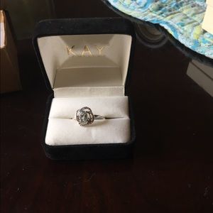Aquarium ring with diamond accents from kay