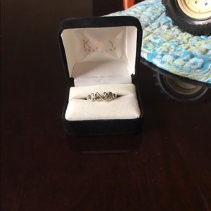 Open hearts ring