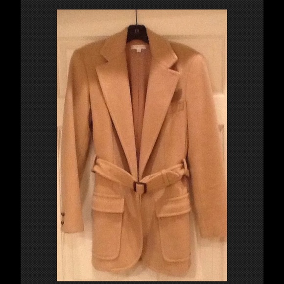 Victor Alfaro Jackets & Blazers - 100% Camel Hair Jacket By Victor Alfaro Size 6