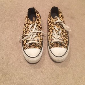 Women's Cheetah Print Converse
