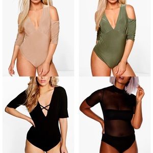 Brand New Plus size Bodysuit Bundle--all 4!