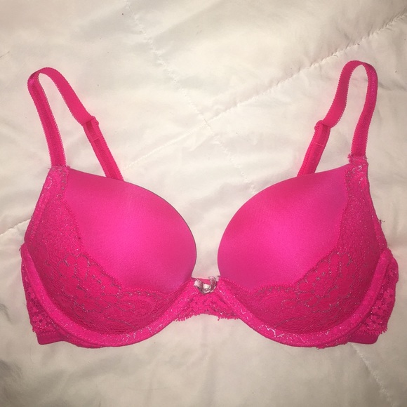 Victoria's Secret Dream Pink Lace Push-up Bra