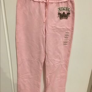 Girls Pink ANGEL Sweatpants size 14 new w tags 😃