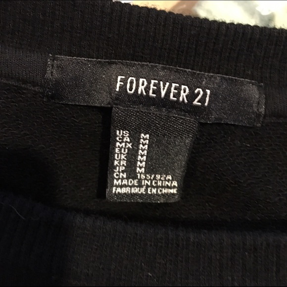 🔺Price Drop🔺HP🎉 Black Fashion Sweatshirt - Picture 3 of 3