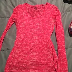 Vanity Long sleeve hot pink shirt