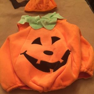 Handmade Pumpkin 2-4 year olds costume.