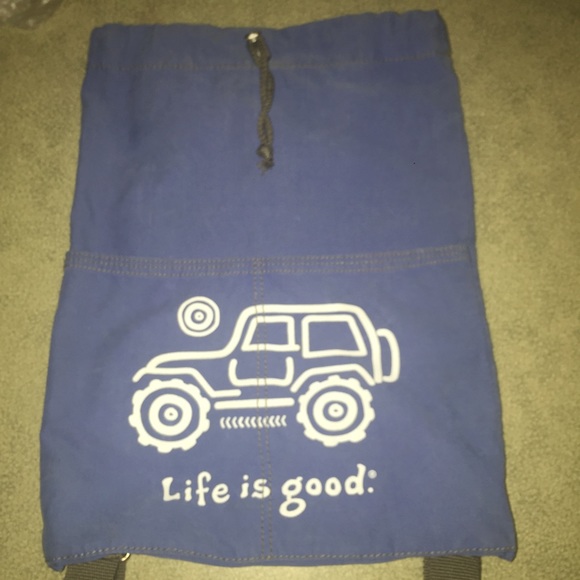 Life is good backpack