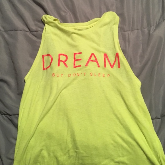 Bright yellow cutoff shirt - Picture 1 of 2
