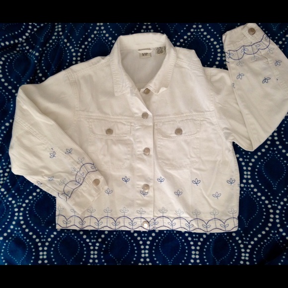 Kids GAP jacket - size XL - White Denim