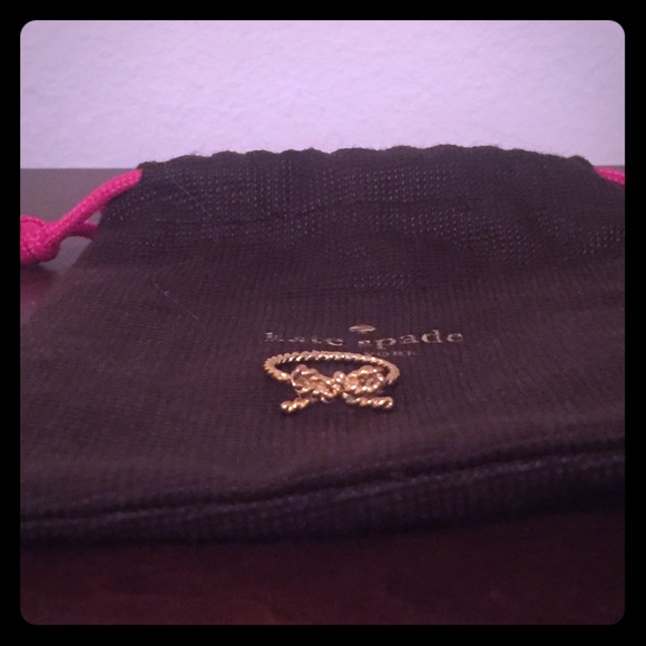 Kate Spade bow ring.