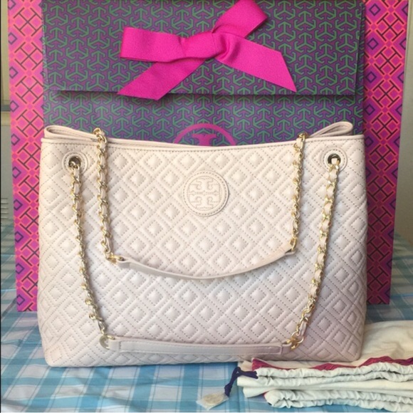 🚫SOLD🚫TORY BURCH MARION QUILTED CHAIN SHOULDER - Picture 2 of 4