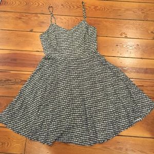 Black and white spaghetti strap dress!