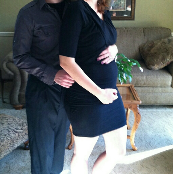 Liz Lange Black Maternity Dress