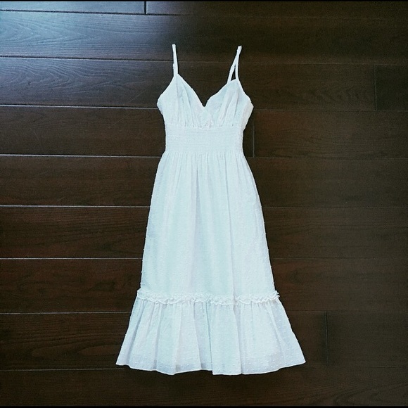 White Peasant Dress