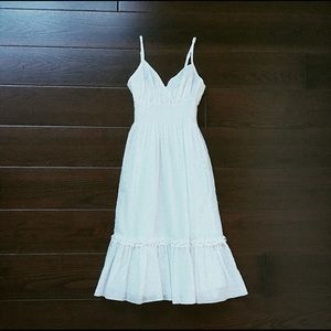 White Peasant Dress